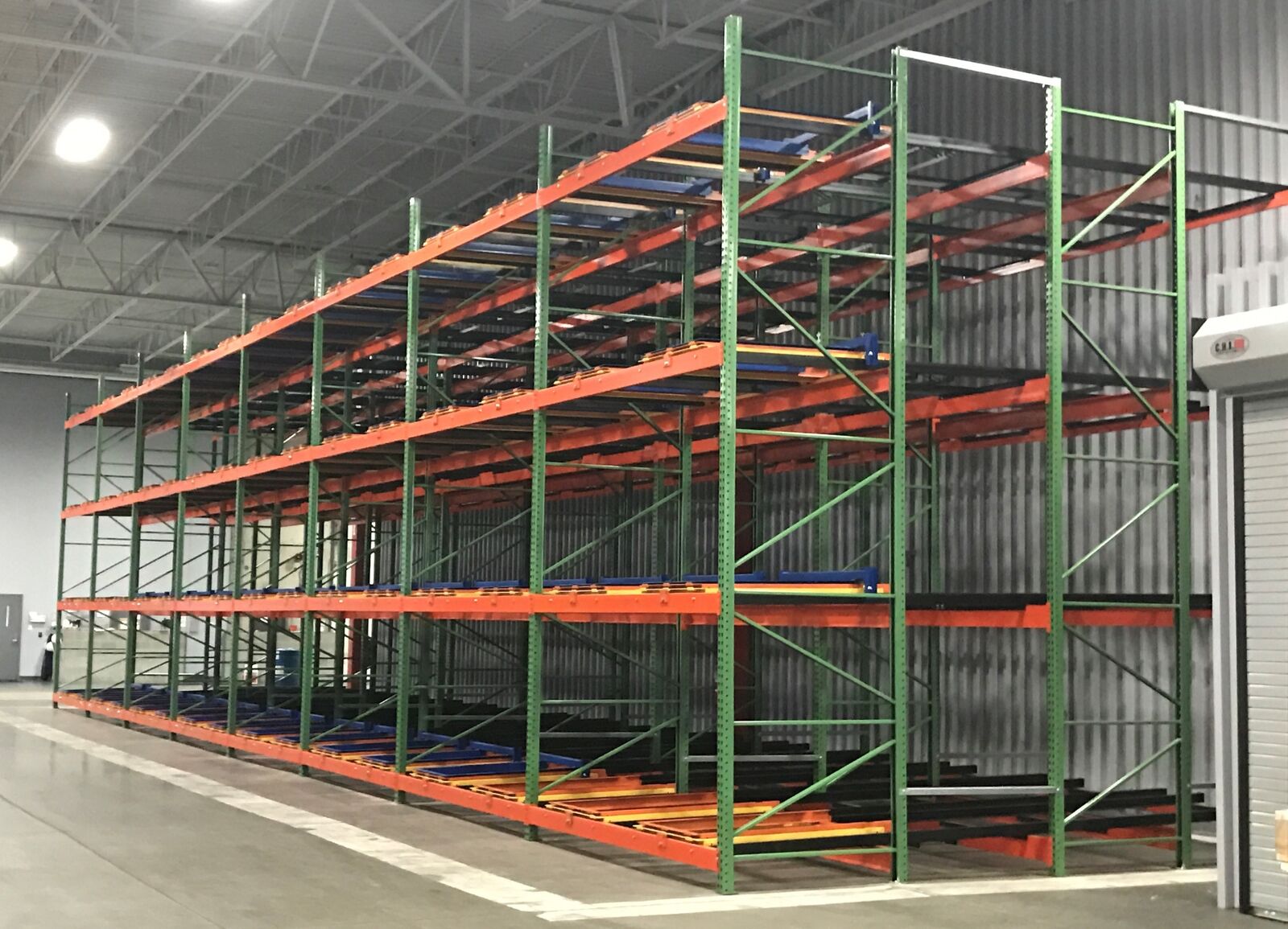 Pushback Rack - Industrial Warehouse Racking